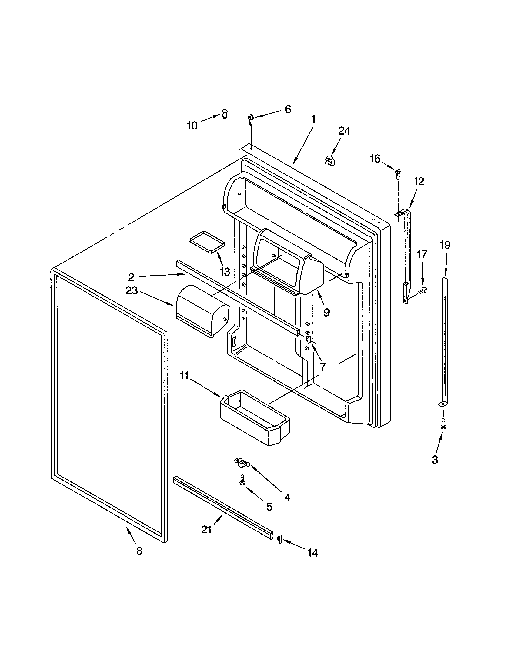 REFRIGERATOR DOOR