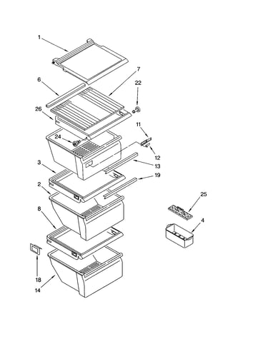 Refrigerator shelf