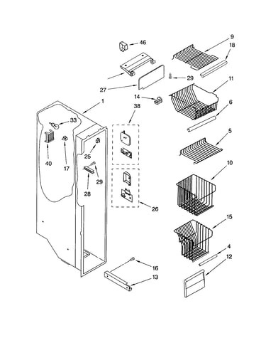Freezer liner
