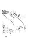 Driveshaft/handle/shield