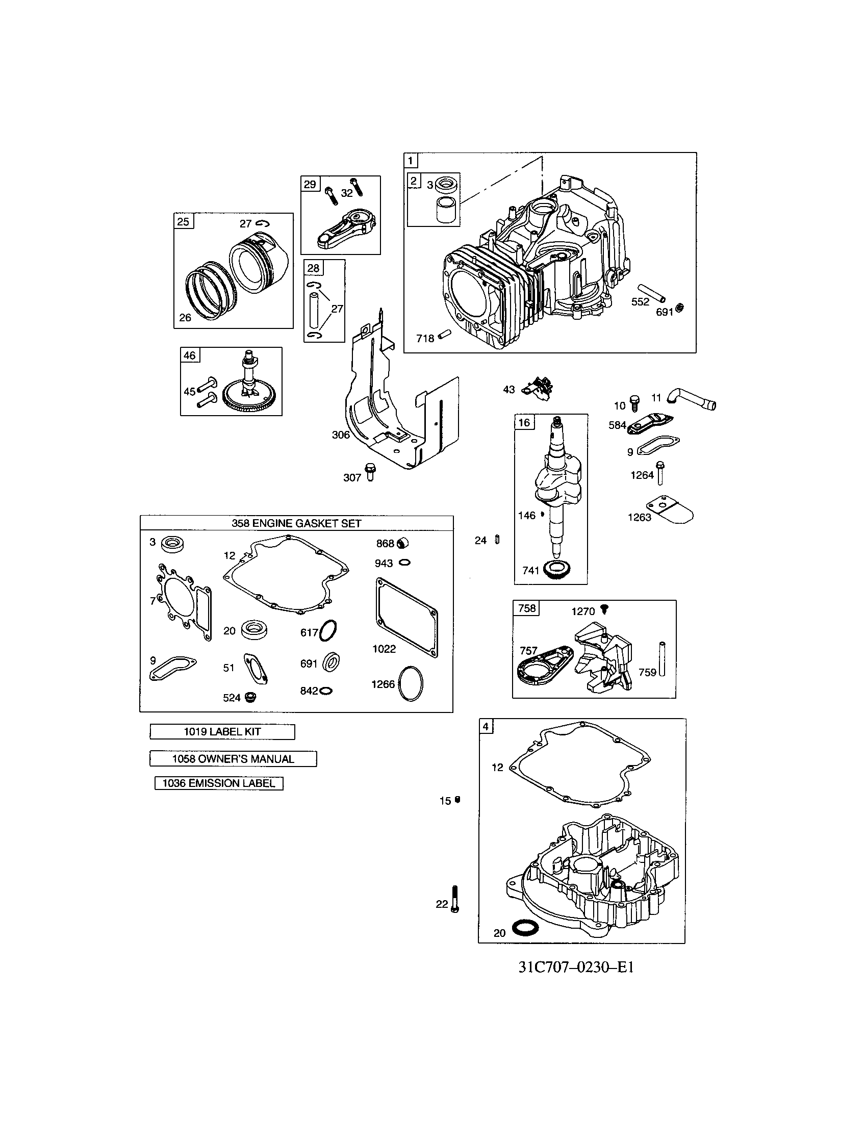 CYLINDER/CRANKSHAFT