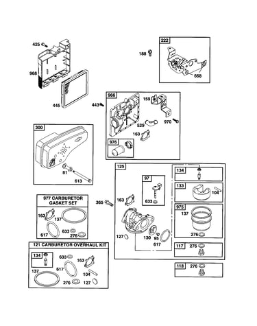 Carburetor/muffler