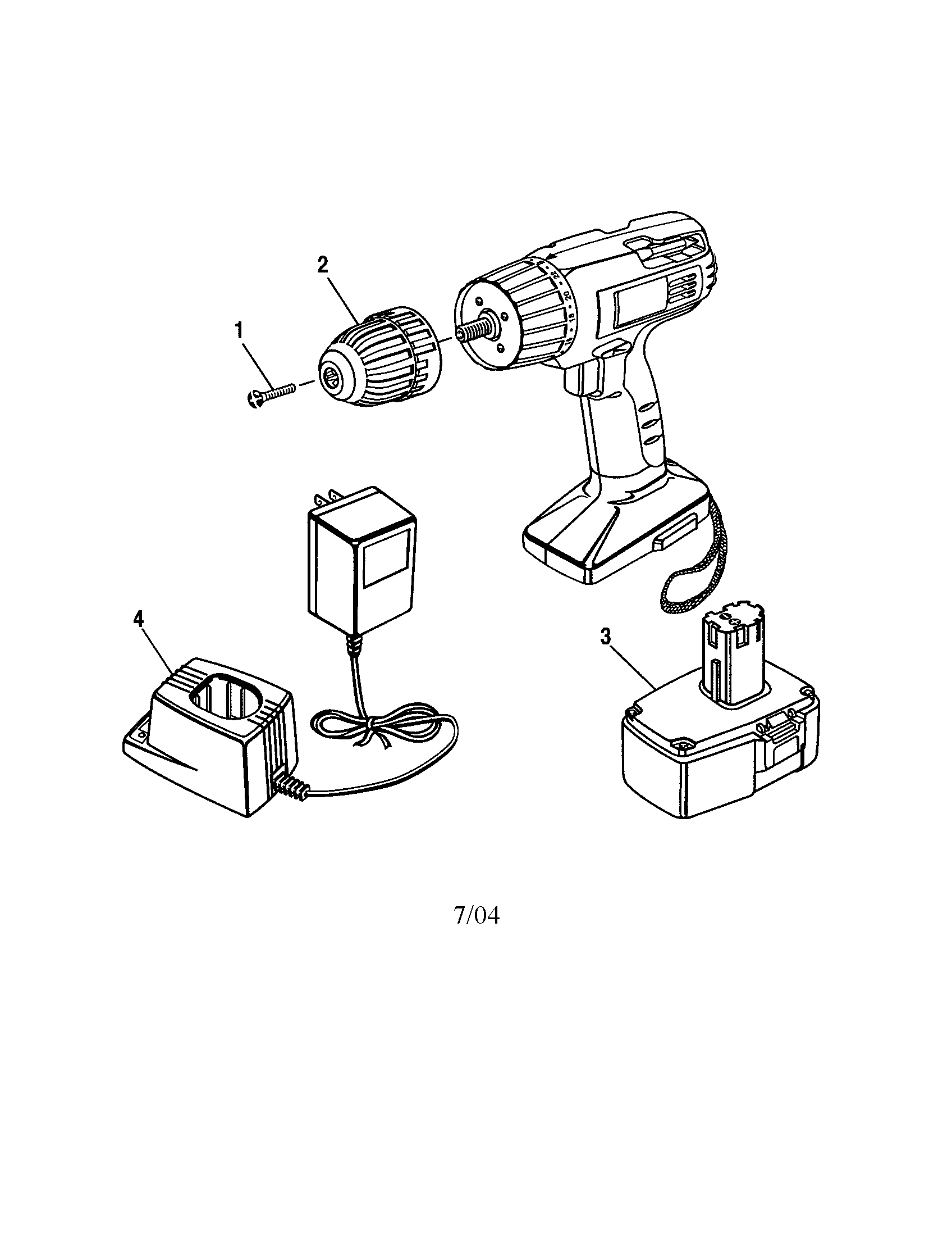 14.4 volt cordless drill-driver