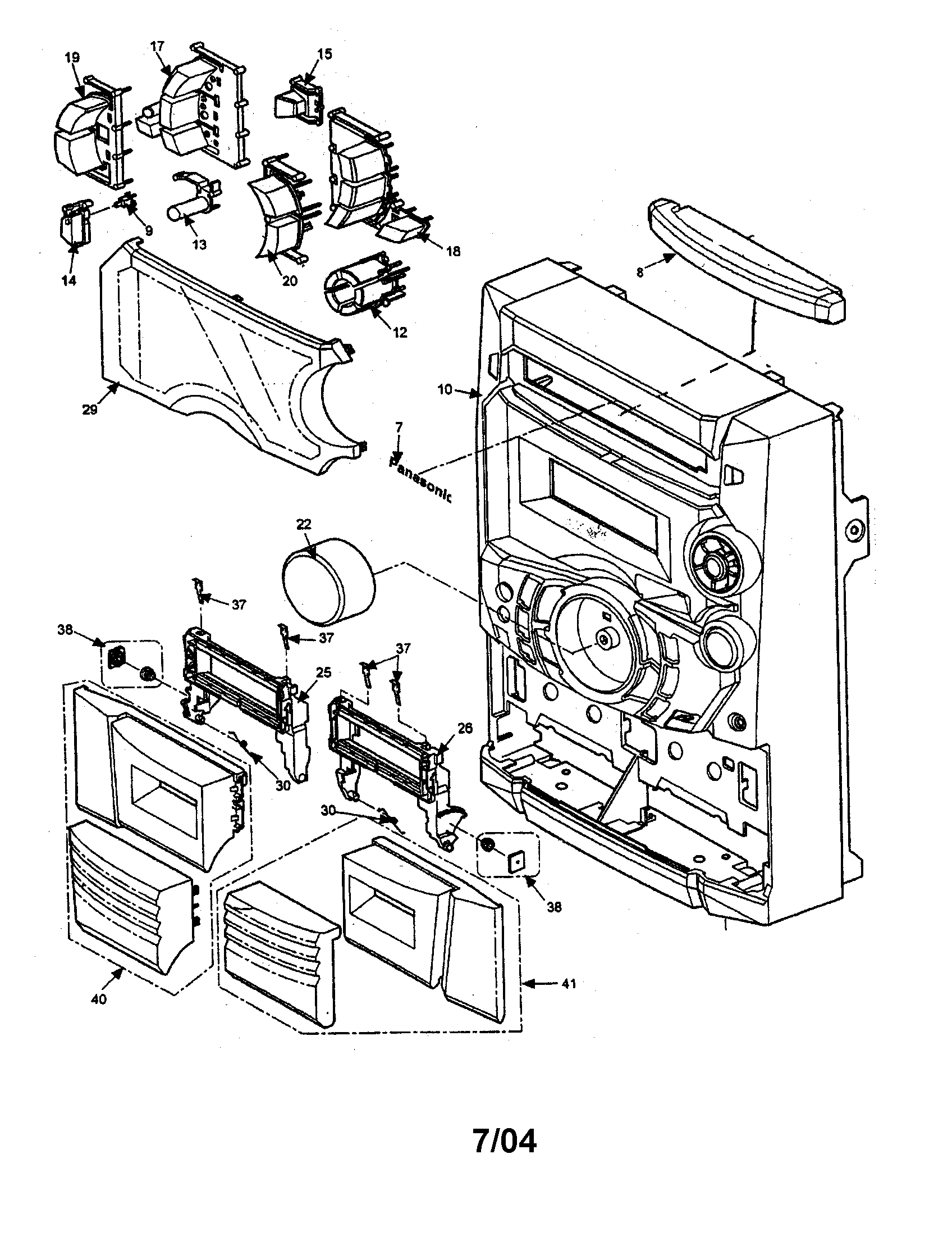 Front panel