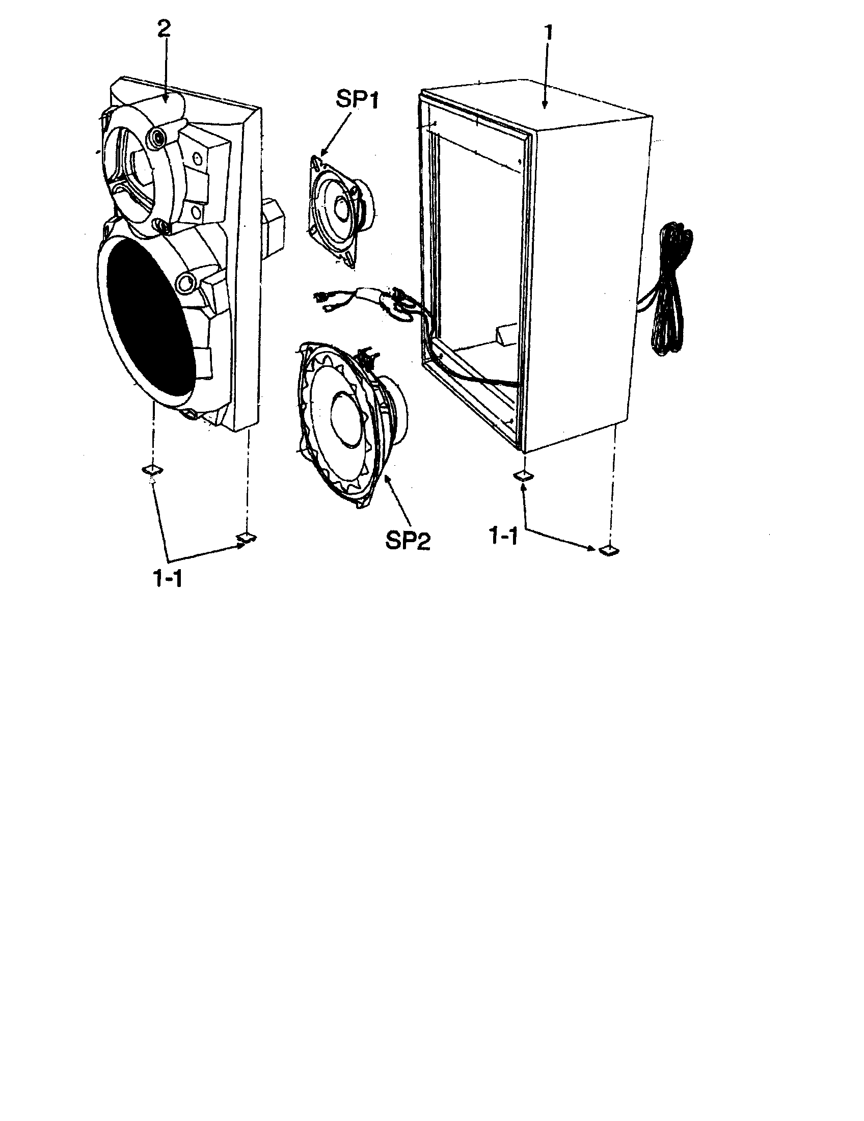 Woofer/tweeter
