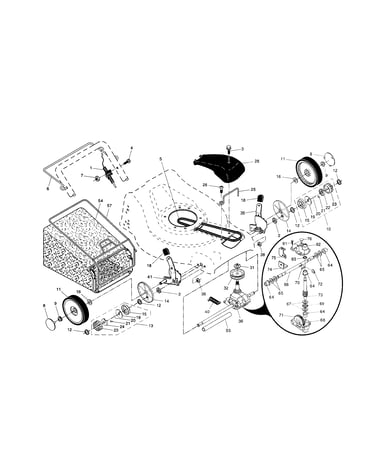 Wheels/tires/bag