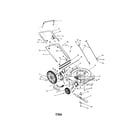 MTD 11A-509B033 hi-wheel rotary mower diagram