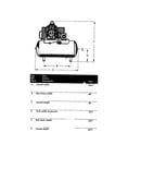 Overall width and height/tank outlet