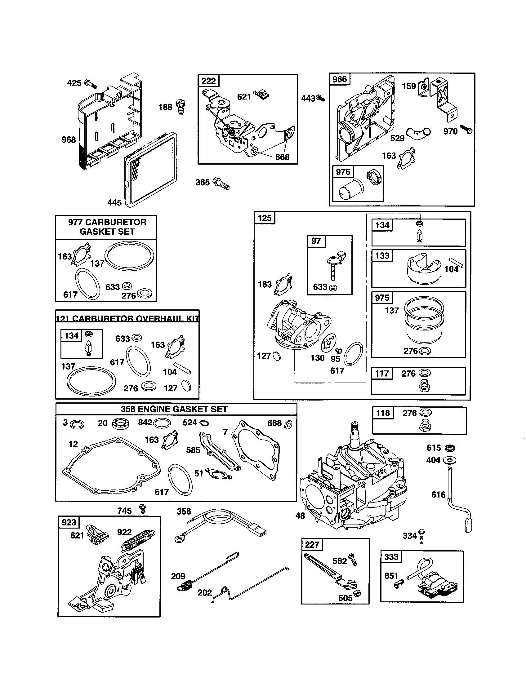 Carburetor/shortblock