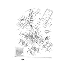 MTD 31A-260-762 single-stage snow thrower diagram