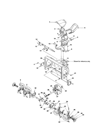 Chute/impeller/auger