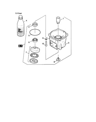 Gear/rotary shaft seal