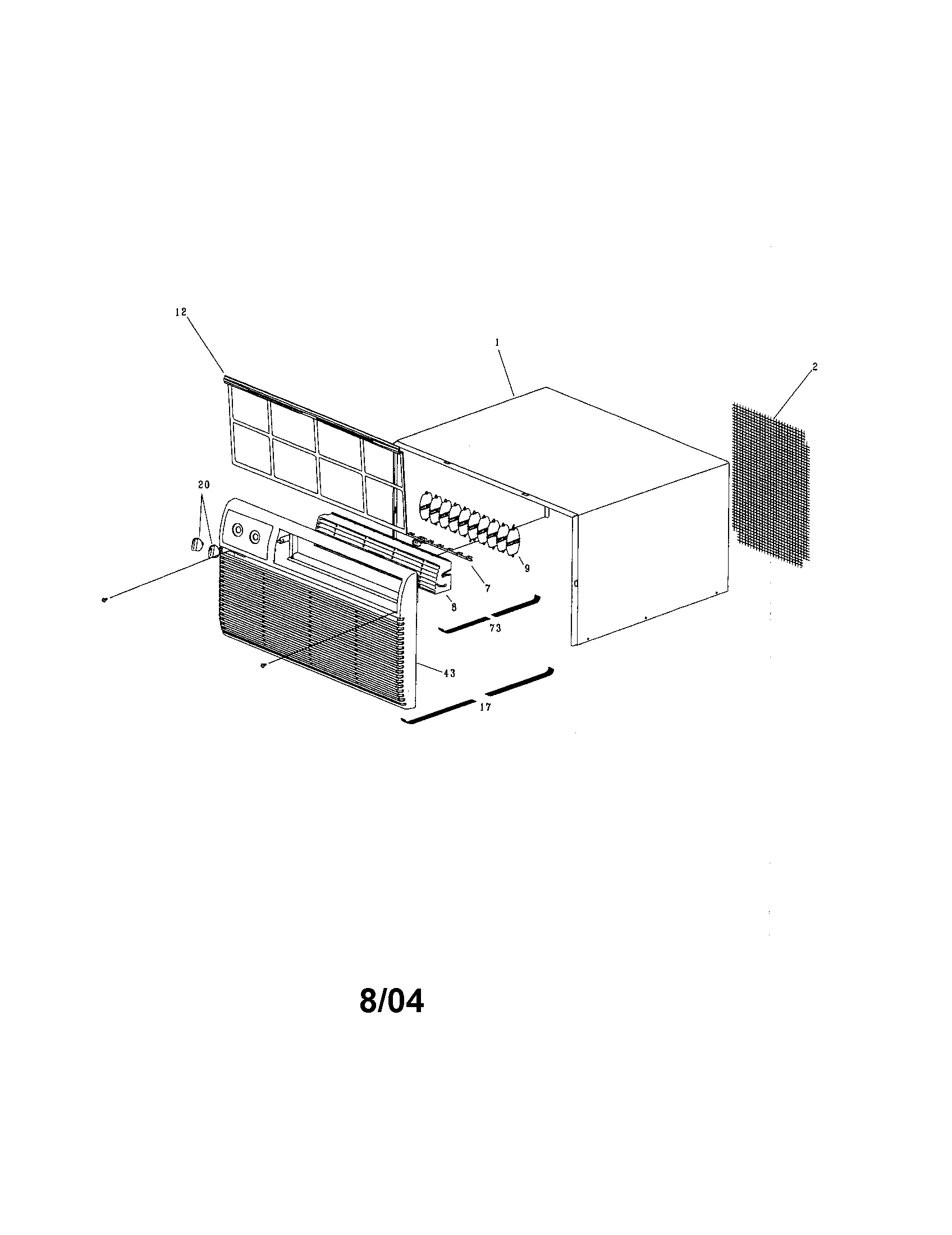 Cabinet front and wrapper