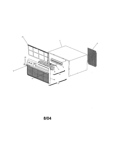 Cabinet front and wrapper