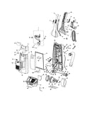 Dust compartment and motor