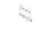 Agitator motor and gear assembly