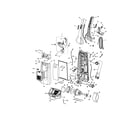 Kenmore 11634924401 dust compartment and motor diagram