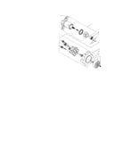 Agitator motor and gear assembly