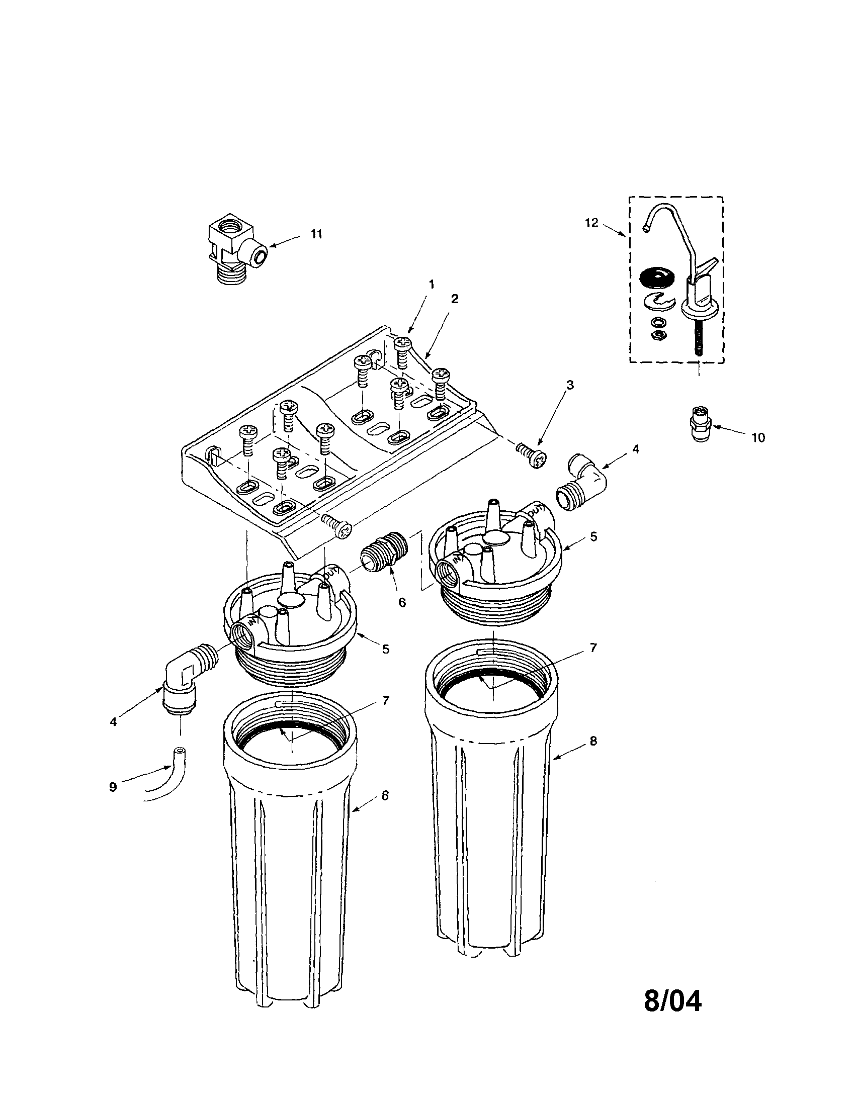 Water filter assembly