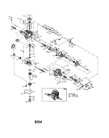 Hydro gear transaxle