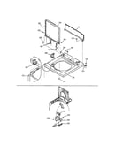 Cabinet, top/door/door switch