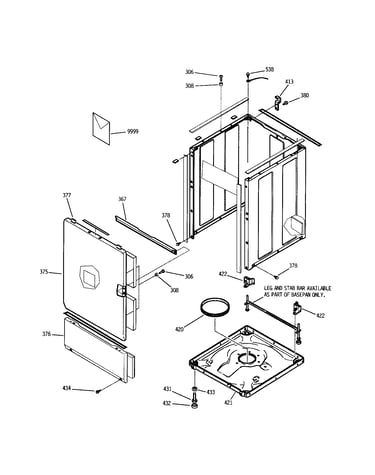 Base/cabinet, front/special tools