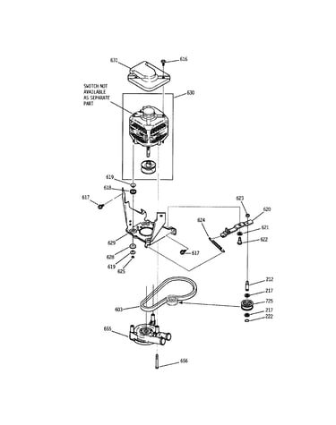 Motor/belt/pump/idler