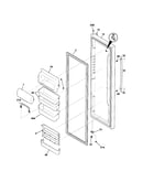 Refrigerator door