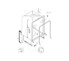 Frigidaire FDBC24BAS3 tub diagram