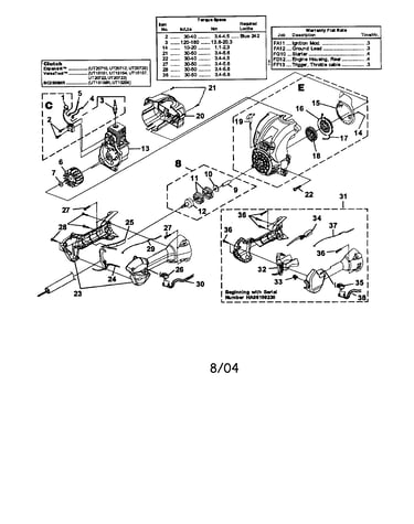 Ignition/rotor/starter/clutch
