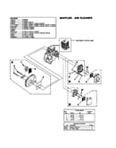 Muffler/air cleaner