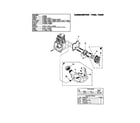 Homelite UT15159R carburetor/fuel tank diagram