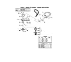 Homelite UT20826R shaft/spool/string/grass deflector diagram