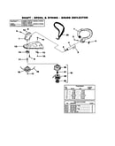 Shaft/spool/string/grass deflector