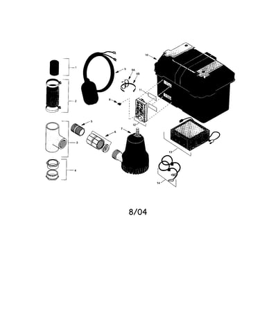 Battery backup sump pump