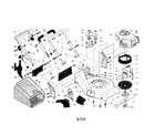 Craftsman 917377795 engine/housing/handle/bag diagram