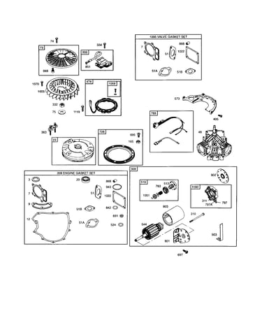 Short block/motor-starter