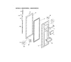 Universal/Multiflex (Frigidaire) MRS26WRED1 refrigerator door diagram