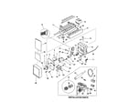 Universal/Multiflex (Frigidaire) MRS24WREW1 ice maker diagram