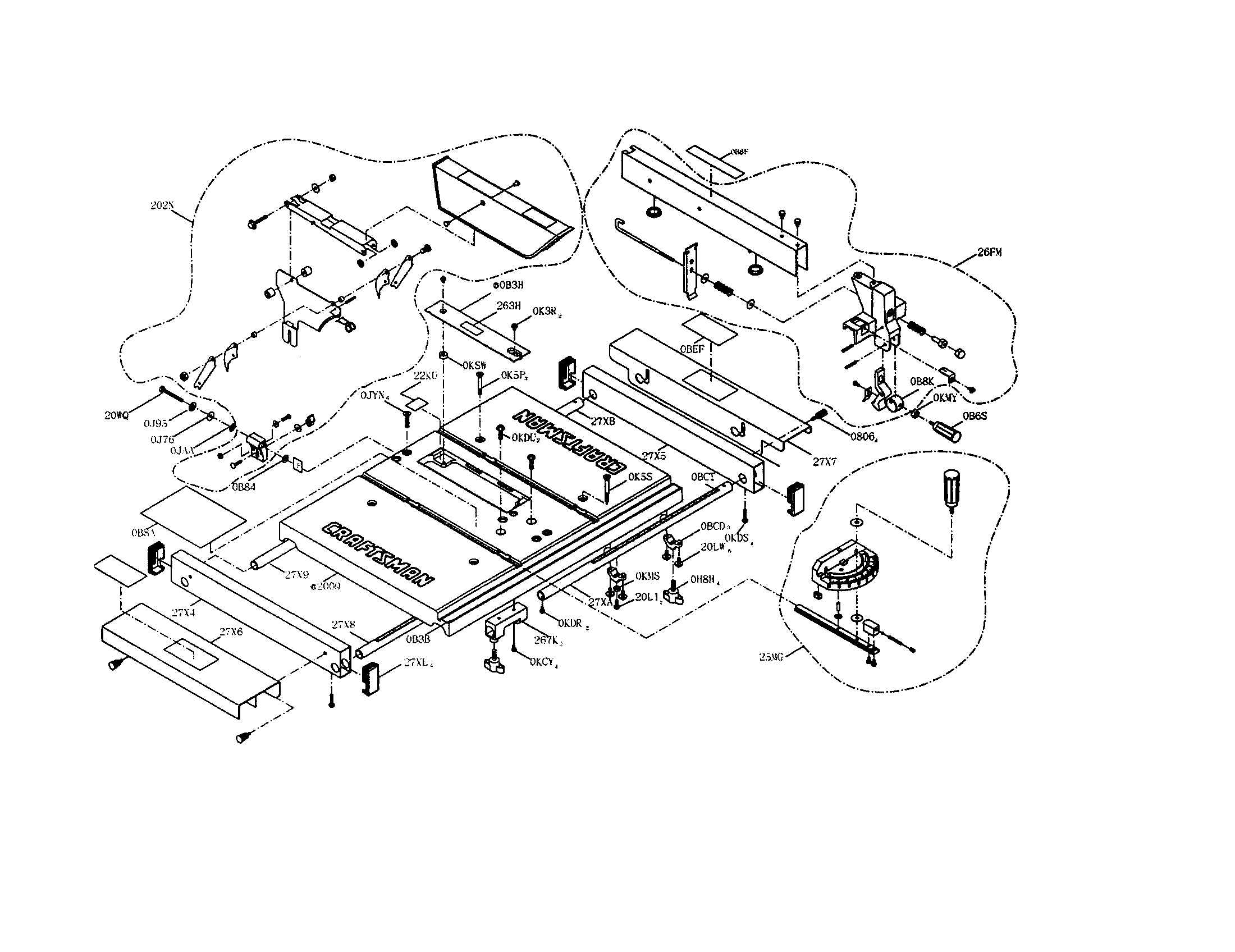 Table/scale/extension wing