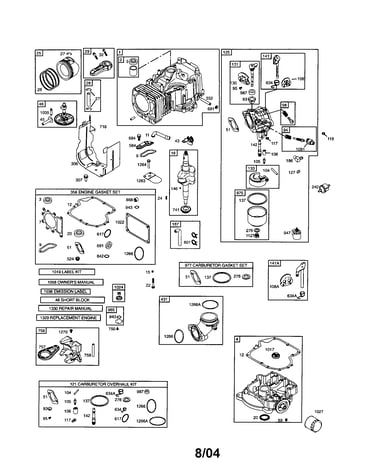 Cylinder/crankshaft