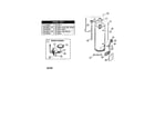 Kenmore 153339411HA gas water heater diagram