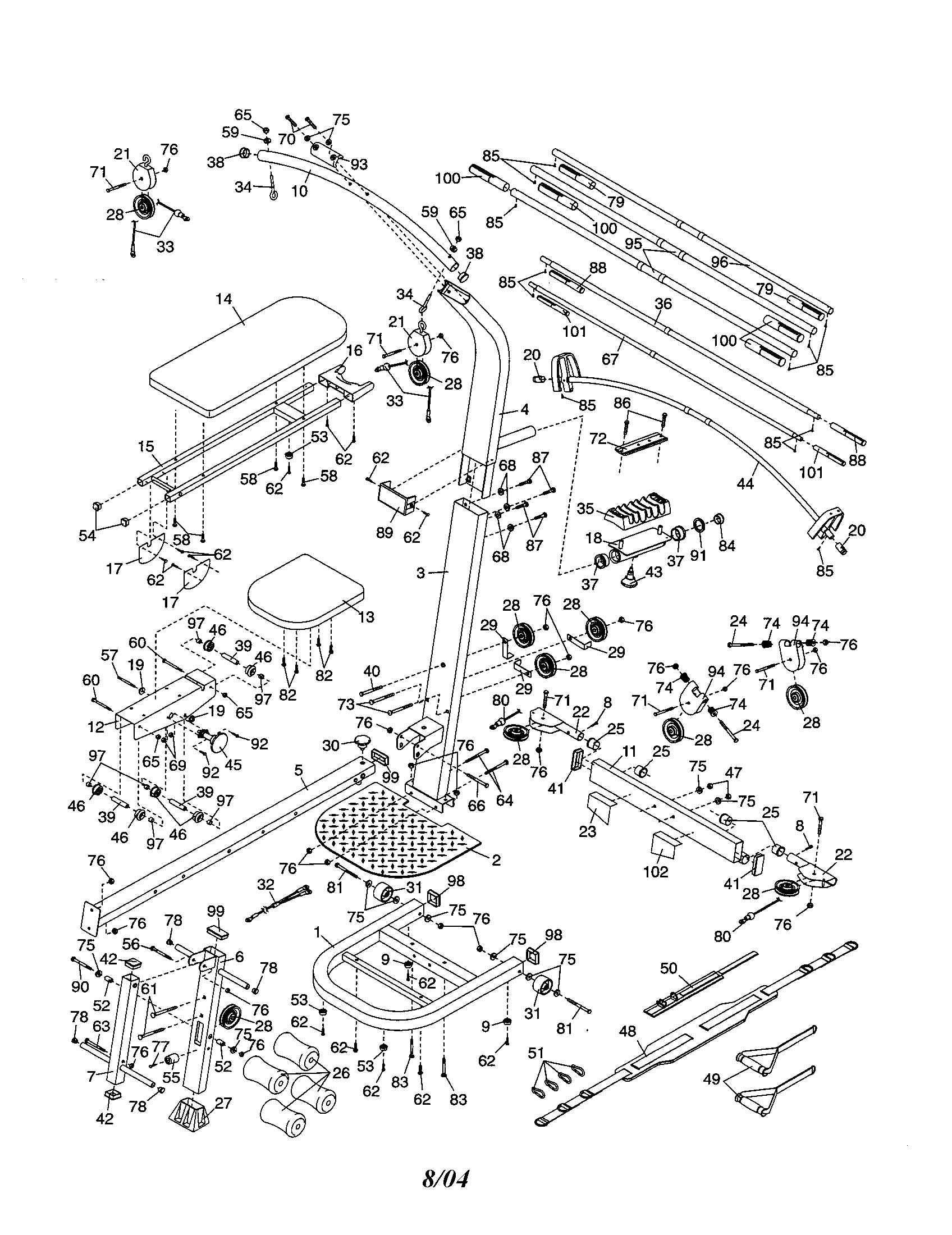 Crossbar assembly