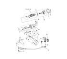 KitchenAid KSM90WW0 motor and control parts diagram
