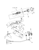 Motor and control parts