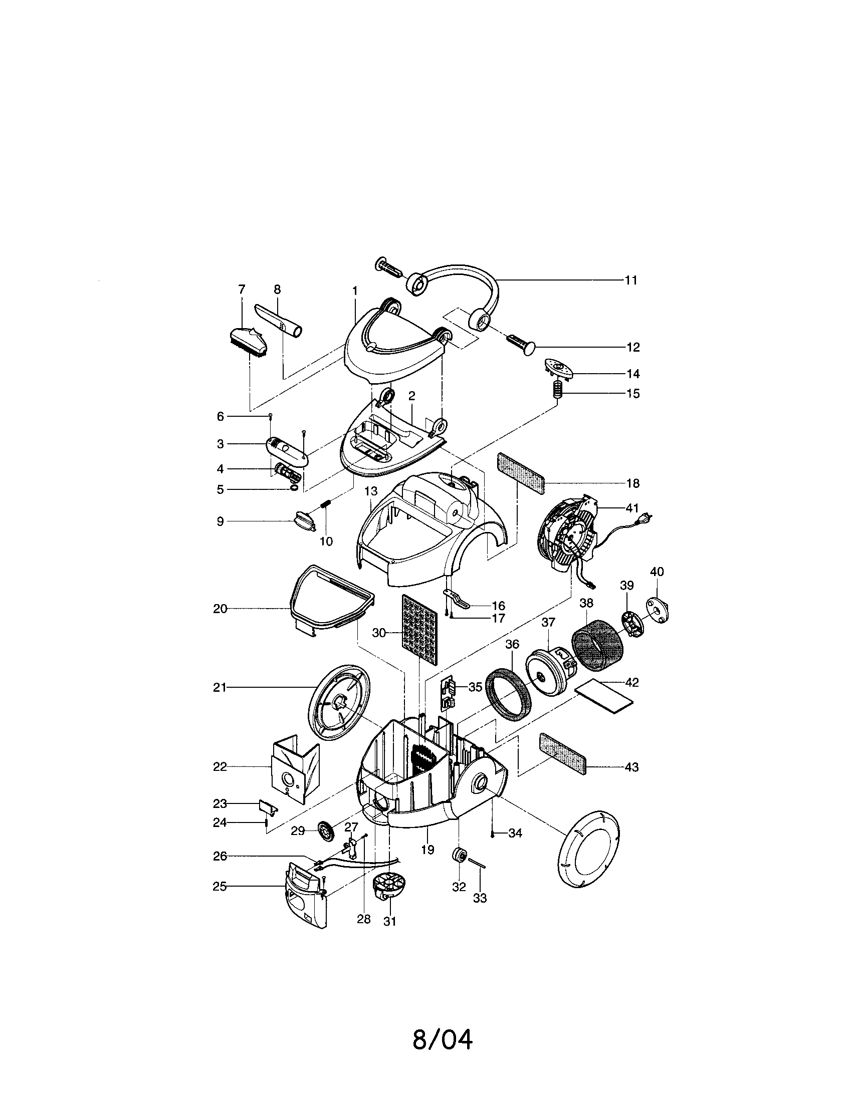 VACUUM CLEANER ASSEMBLY