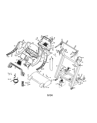 Console/motor hood/handrails