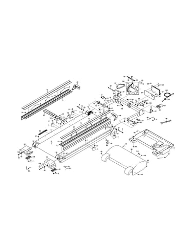 Walking belt/motor/motor hood