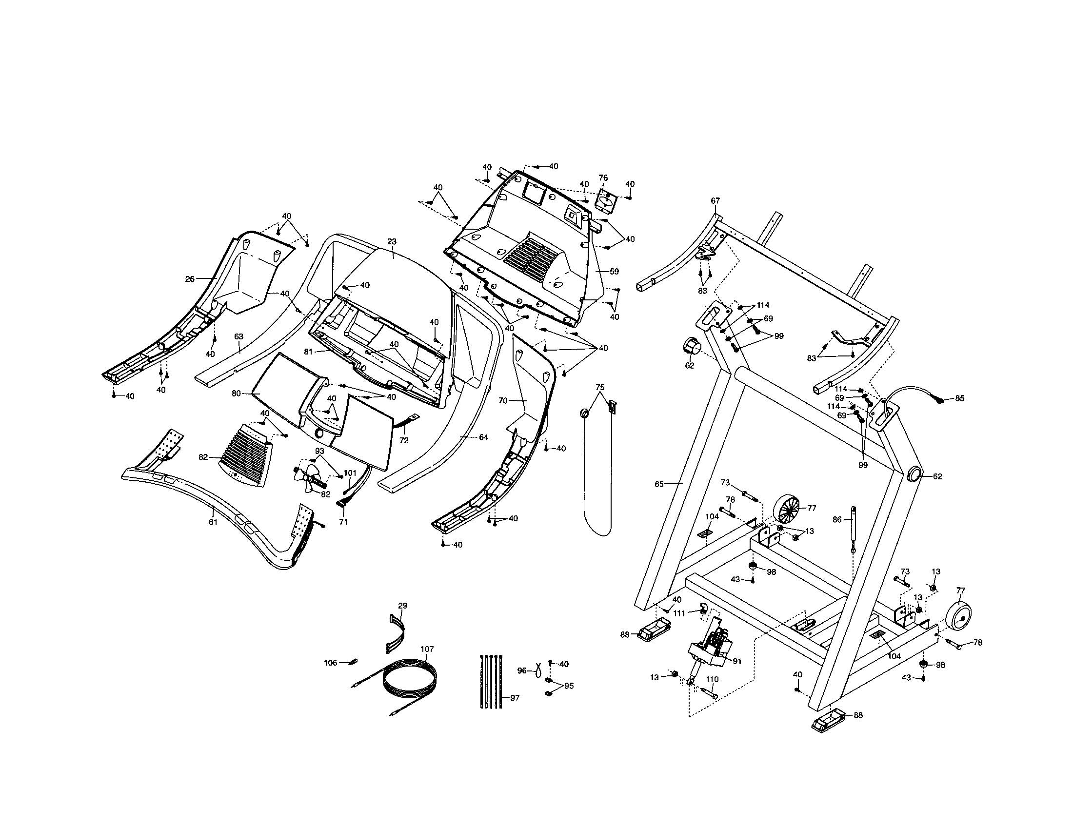 Console/handrails