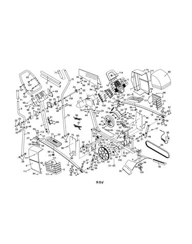 Elliptical assembly